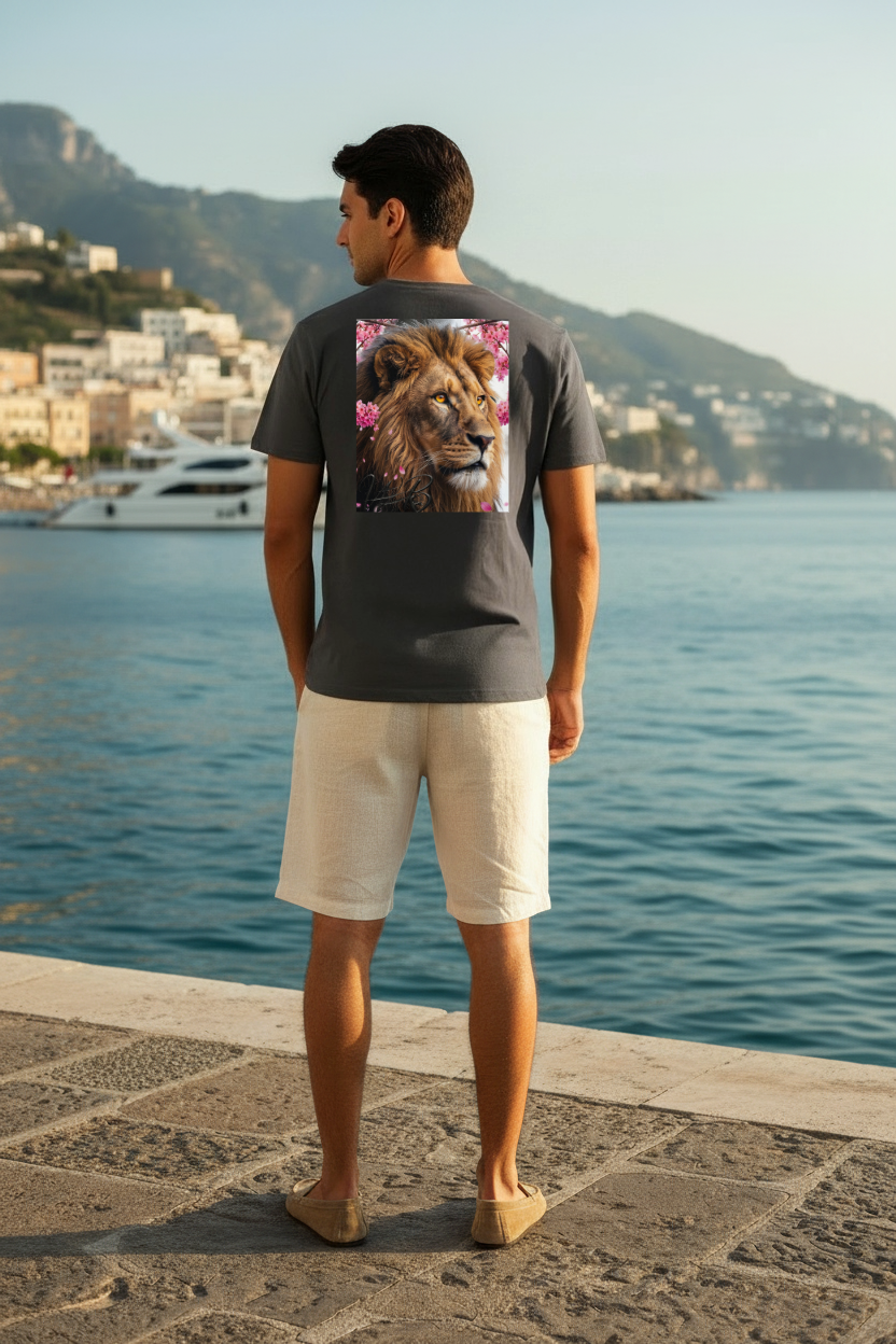Summer Art collection lion WB/ Organic cotton