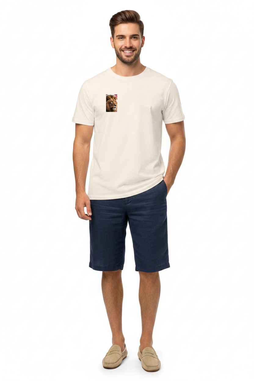 Summer Art collection lion WB/ Organic cotton